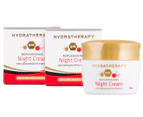 2 x Hydratherapy Q10 Replenishing Night Cream 50mL