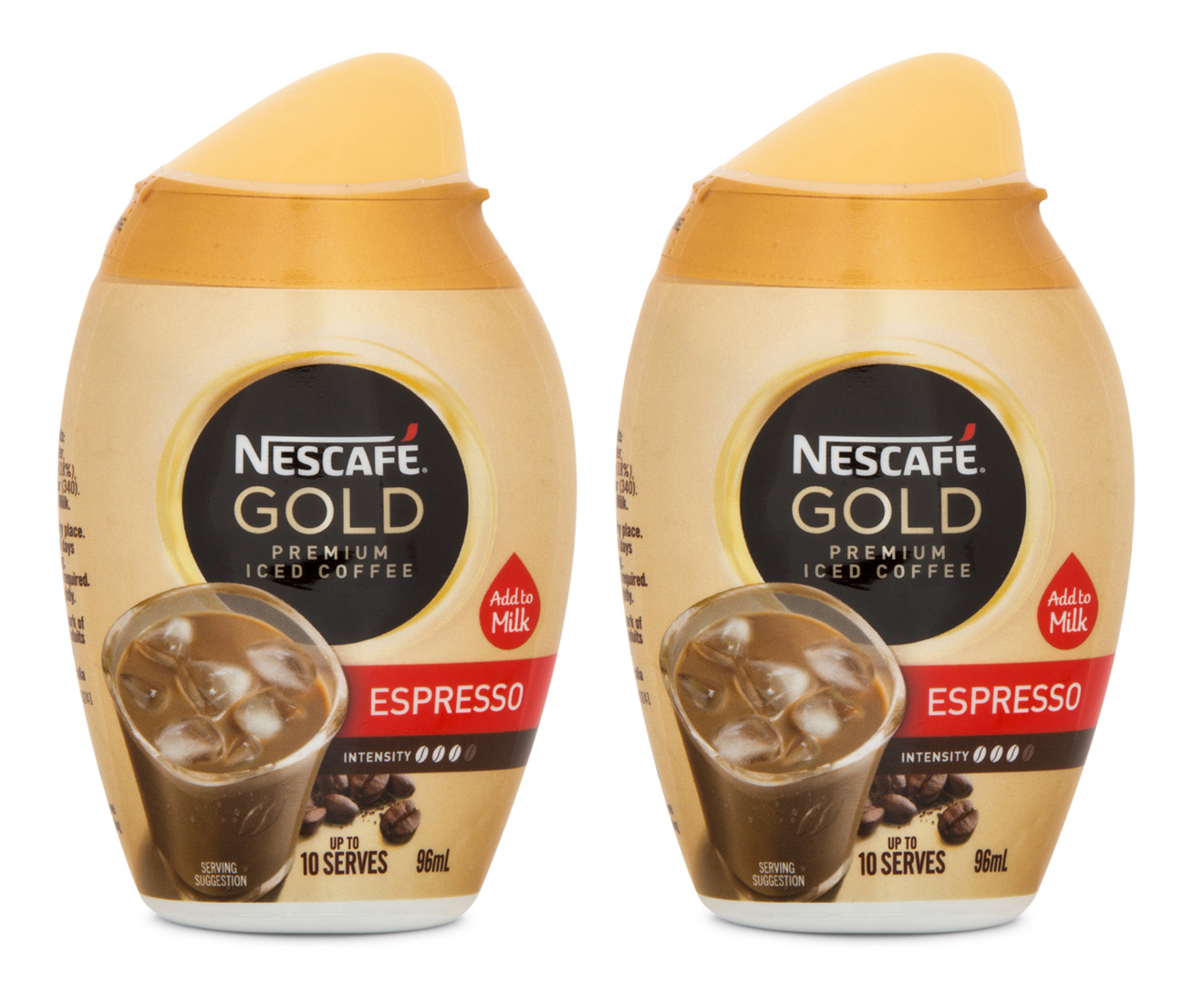 2 x Nescafé Gold Premium Iced Coffee Espresso 96mL | Catch.com.au