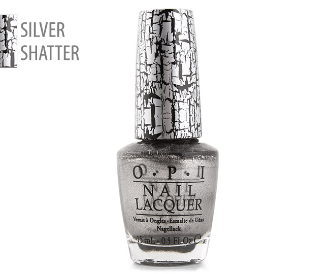 10. OPI Shatter Nail Polish in Silver Shatter - wide 1