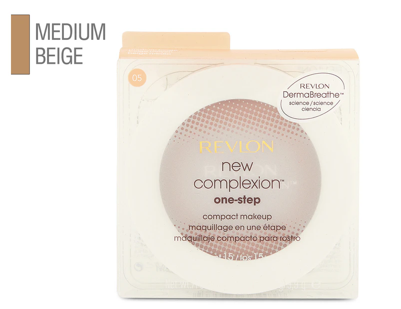 Revlon New Complexion One-Step Compact Makeup 9.9g - Medium Beige