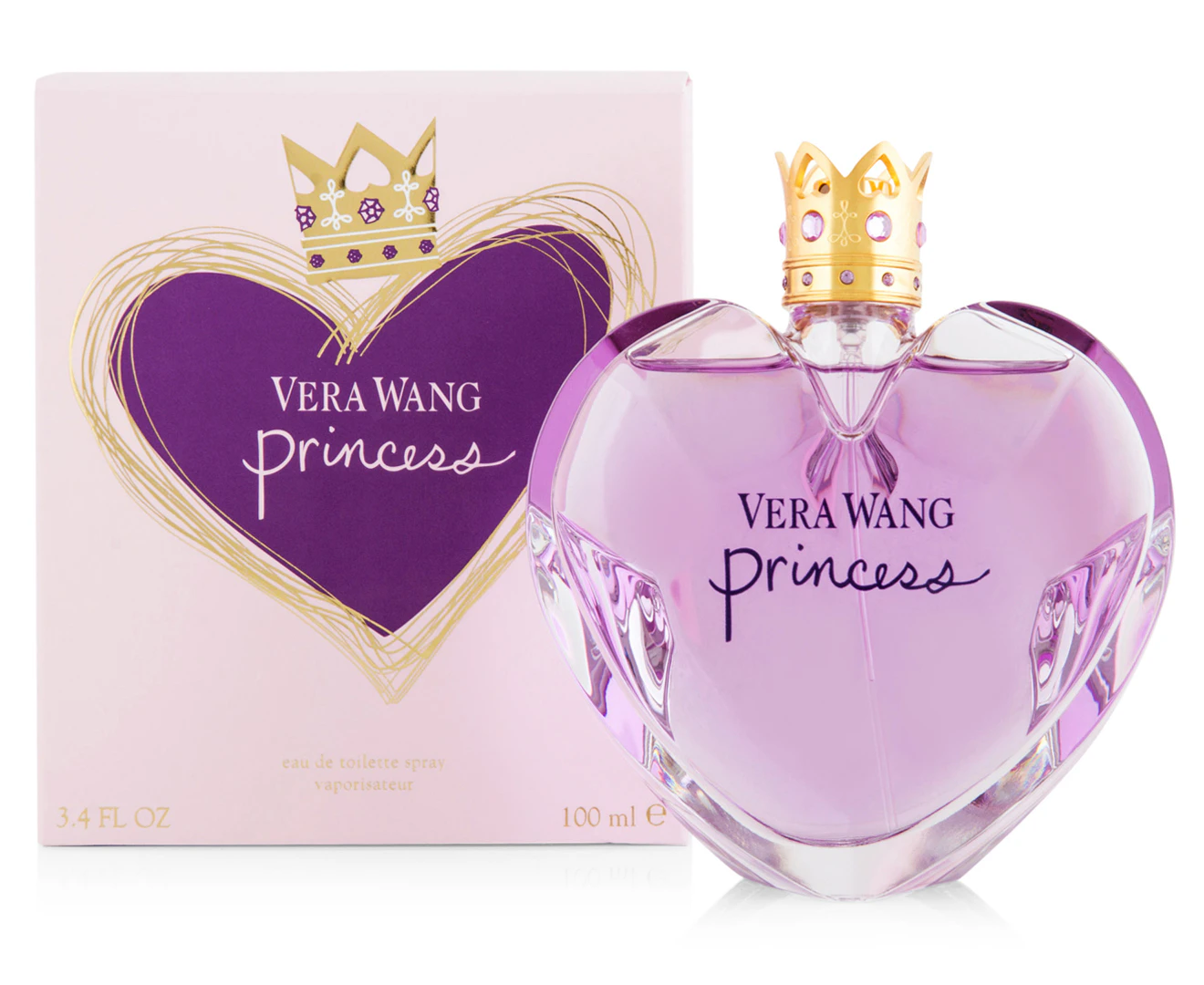 Vera Wang Princess Eau De Toilette 100ml Spray Ladies/Women's Fragrance EDT