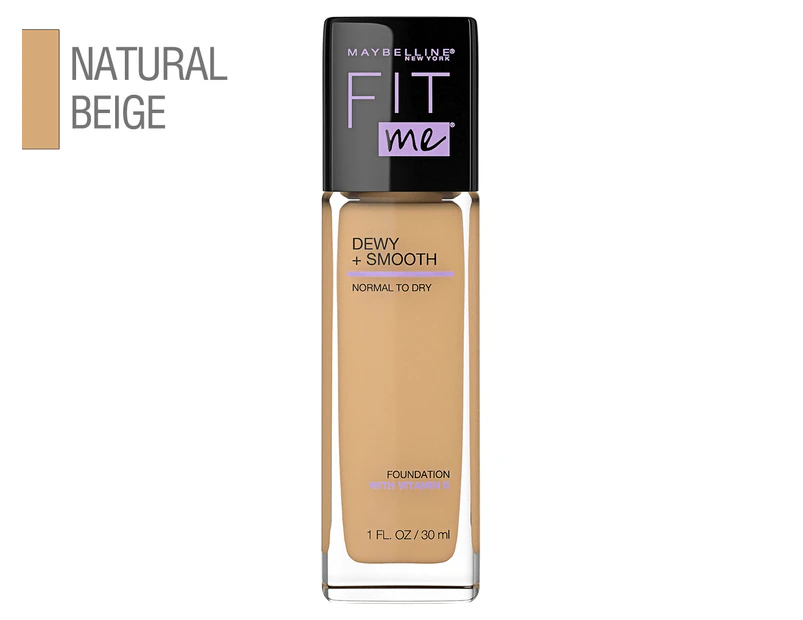 Maybelline Fit Me Dewy + Smooth Foundation 30mL - Natural Beige