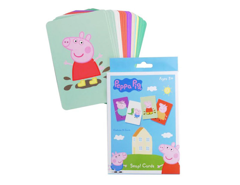 Peppa Pig Style Card Games - Snap!