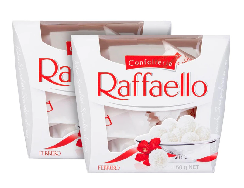 2 x Ferrero Raffaello 15pc Box 150g