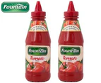 2 x Fountain Tomato Sauce 500mL