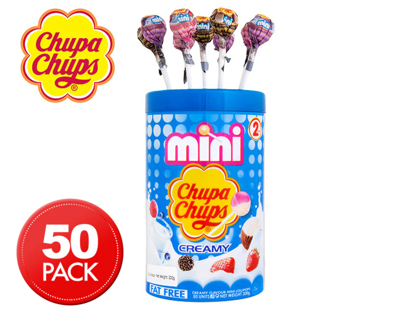 Mini Chupa Chups Creamy 50pk