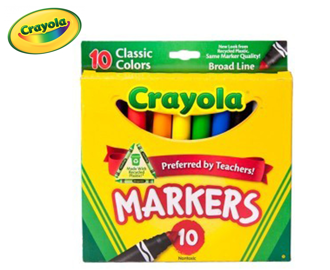 Crayola Broad Line Markers 10pk | Catch.co.nz