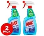 2 x Ajax Spray n' Wipe Triple Action Glass Cleaner 500mL 1