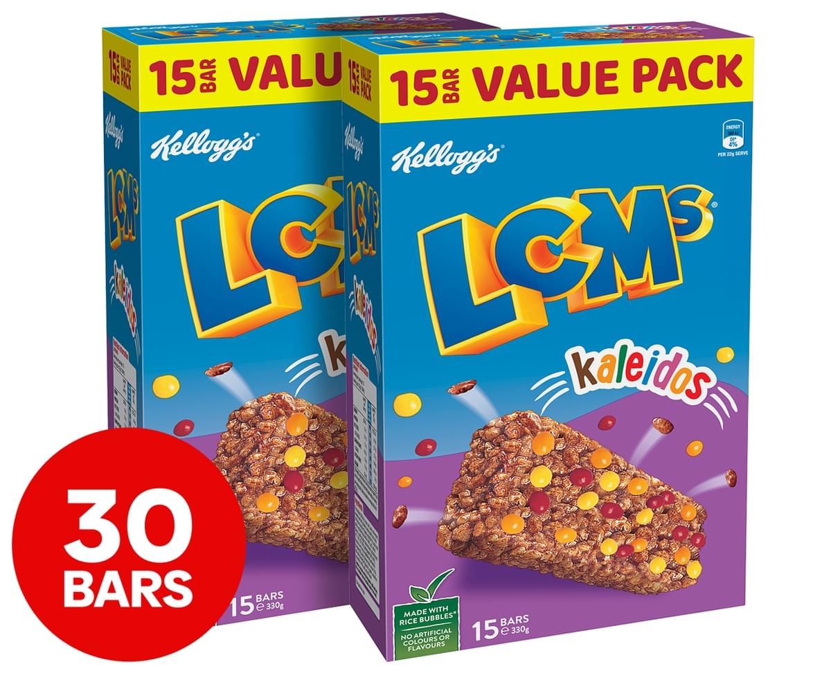 2 x 15pk LCMs Kaleidos Bars Value Pack | Catch.com.au