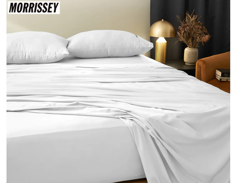 Morrissey Bamboo Luxe Cotton Sheet Set - Snow