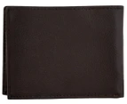Calvin Klein Matte Billfold Wallet & Key Fob - Brown
