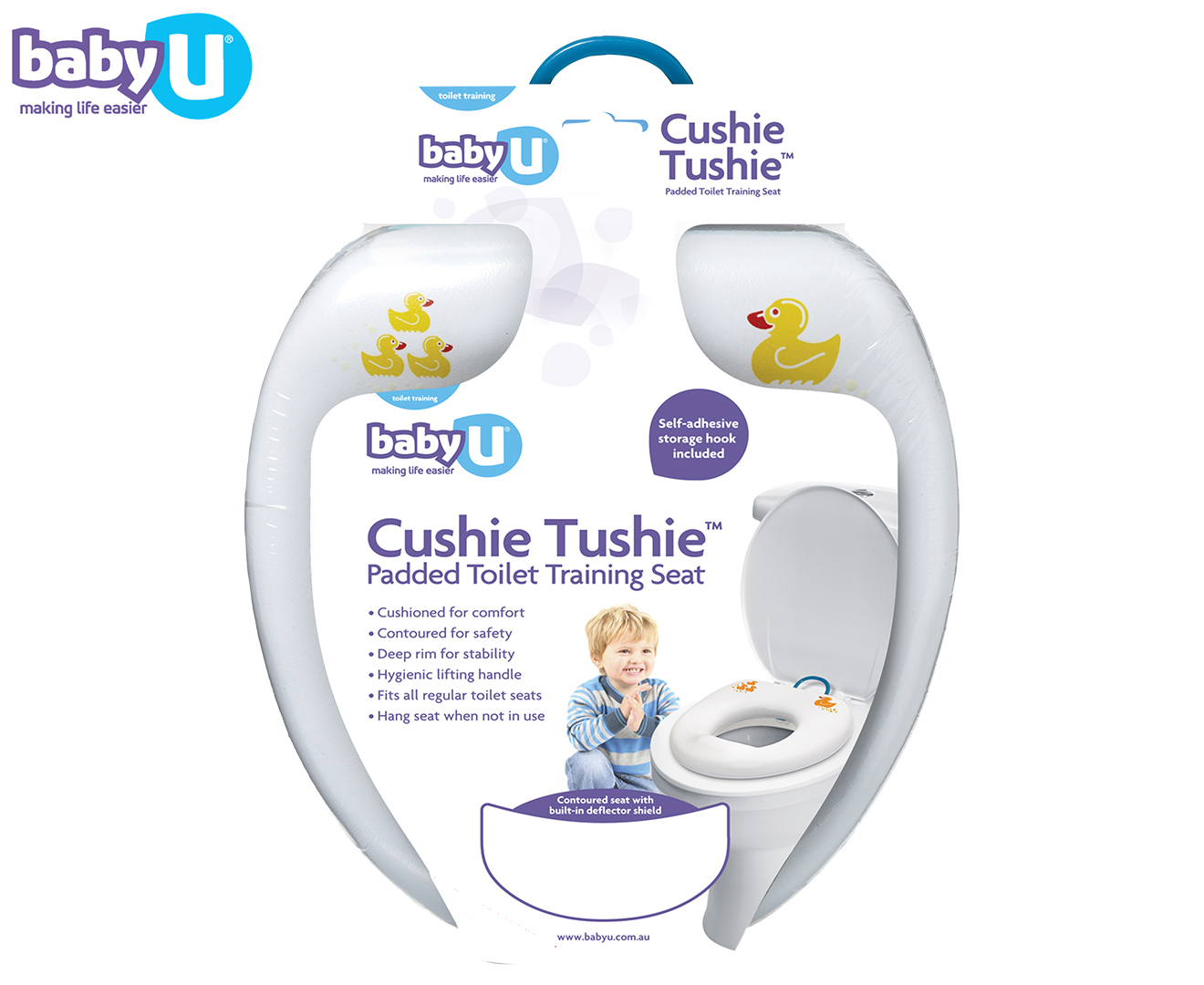 Baby U Cushie Tushie Padded Toilet Seat | Catch.co.nz