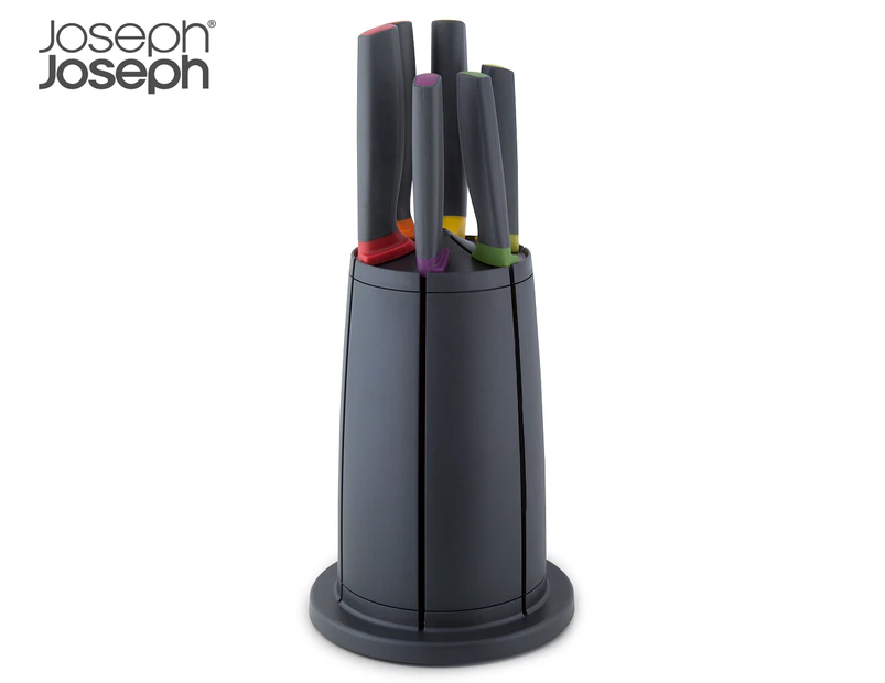 Joseph Joseph 7-Piece Elevate Knife & Carousel Block Set