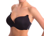 Fine Lines Blessed 3-Way Convertible Plunge Bra - Black