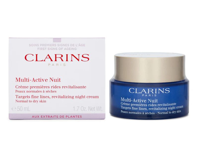 Clarins Multi-Active Night Cream For Normal/Dry Skin 50mL