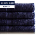 Sheridan Ryan 630GSM Bath Towels 4-Pack - Marine