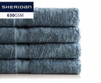 Sheridan Ryan 630GSM Bath Towels 4-Pack - Haze