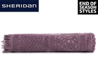 Sheridan Ambrose Cotton Bath Towel - Mulberry