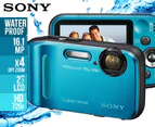 Sony Cyber-Shot 16.1MP T Series Camera - Blue
