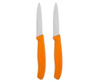 Victorinox Swiss Classic Serrated Paring Knife 2-Pack - Orange