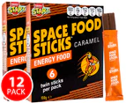 2 x Starz Space Food Sticks Caramel 6pk 100g