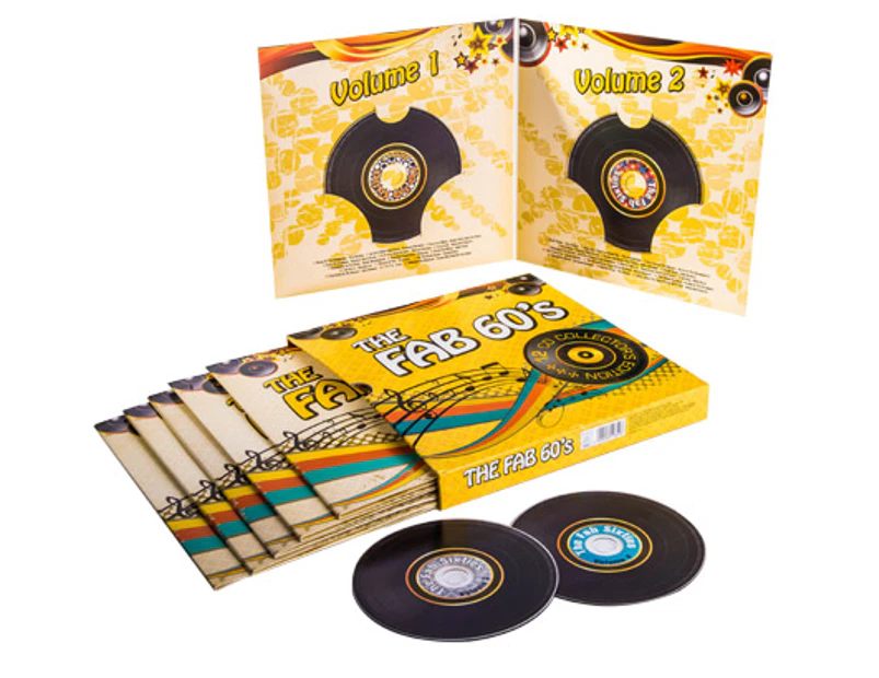The FAB 60s 12 CD Collector's Edition CD Box