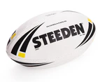 Steeden International Match Rugby League Ball - White