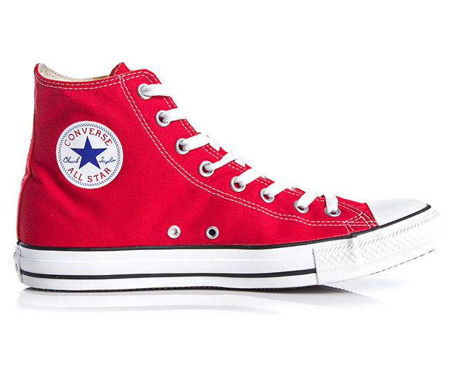 Converse Chuck Taylor Unisex All Star High Top Shoe - Red | Catch.com.au