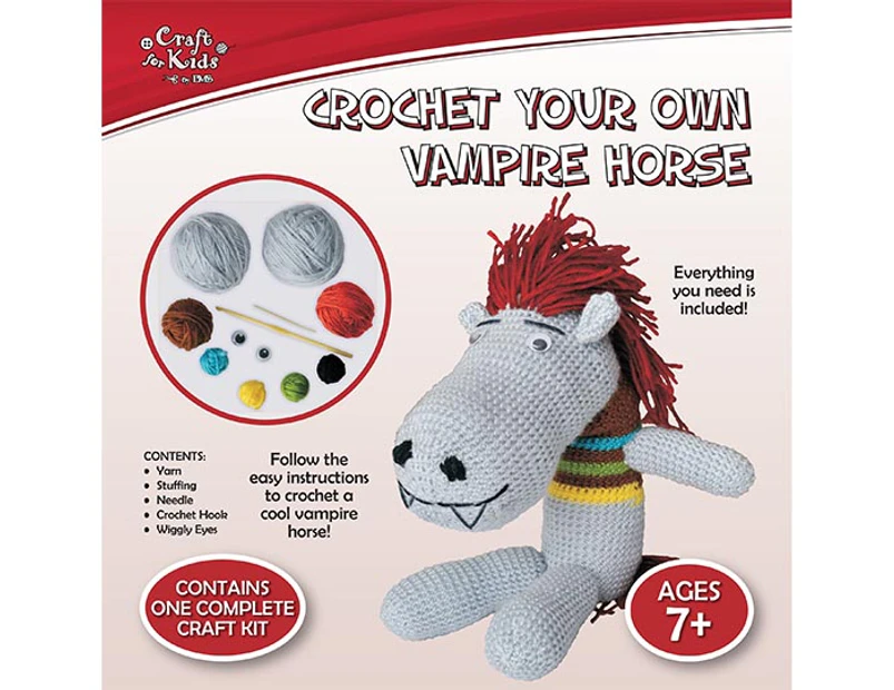 Craft for Kids Crotchet a Vampire Horse Kit