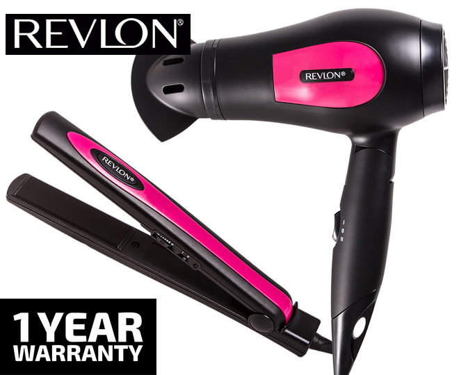 Revlon Styling Set 2000W Hair Dryer and Straightener Catch.co.nz