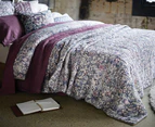 Sheridan Adora King Quilt Cover - Smoke