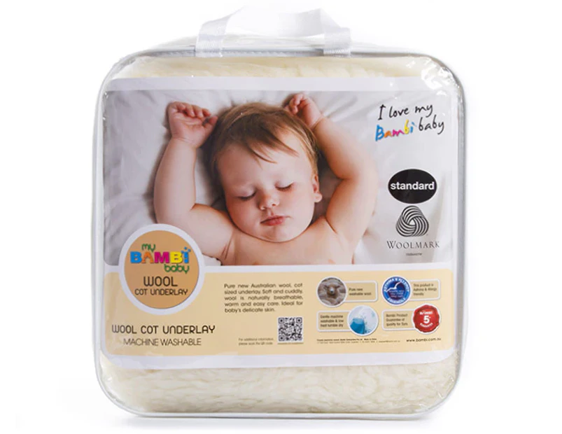 Bambi Wool Underlay - Standard Cot