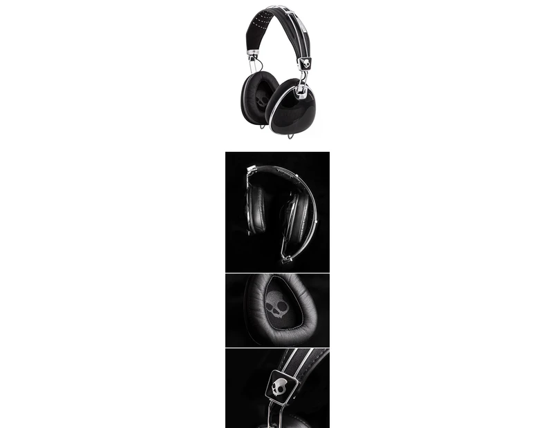 Skullcandy Aviator Headphones w/ Mic - Black