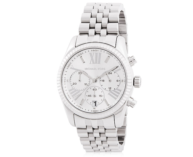 Michael Kors Women's Lexington Watch - Silver | Catch.com.au