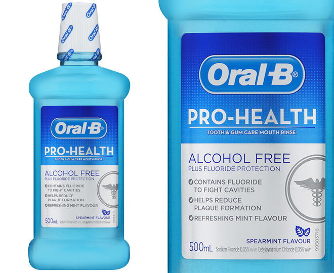 oral b pro health mouthwash