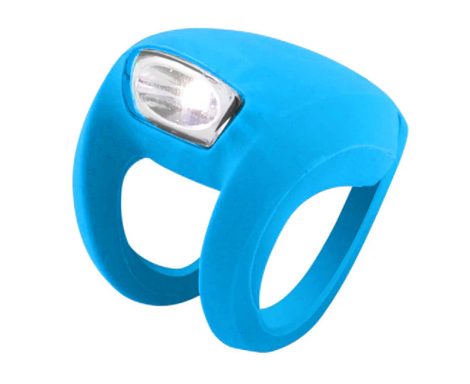 Knog Frog Strobe White LED Front Bike Light - Blue