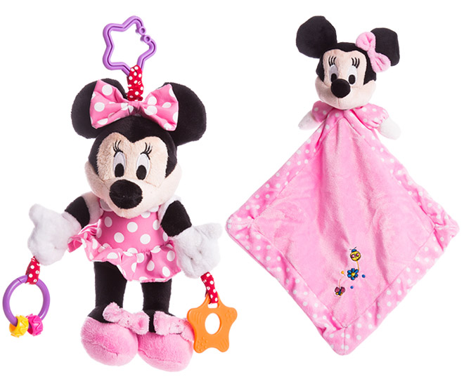 minnie mouse comforter toy