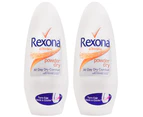 2 x Rexona Women Powder Dry Roll On Deodorant 40mL