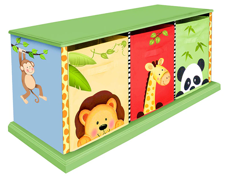 Kids' Sunny Safari Three Bag Storage Cabinet