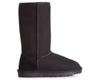 OZWEAR Connection Unisex Classic Long Ugg Boots - Black 3