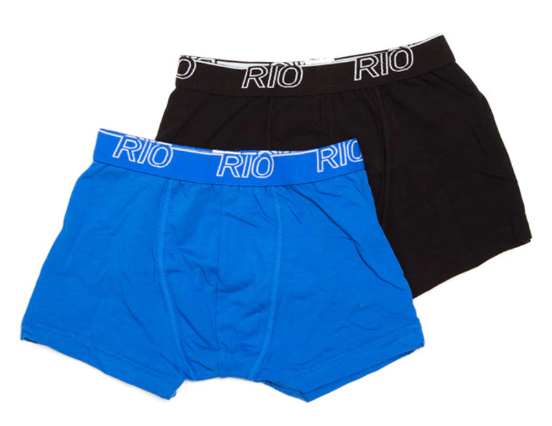 Rio Boy's Favourites Trunk 2-Pack- Blue/Black