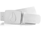 Nixon Men's Enamel Icon Belt - White