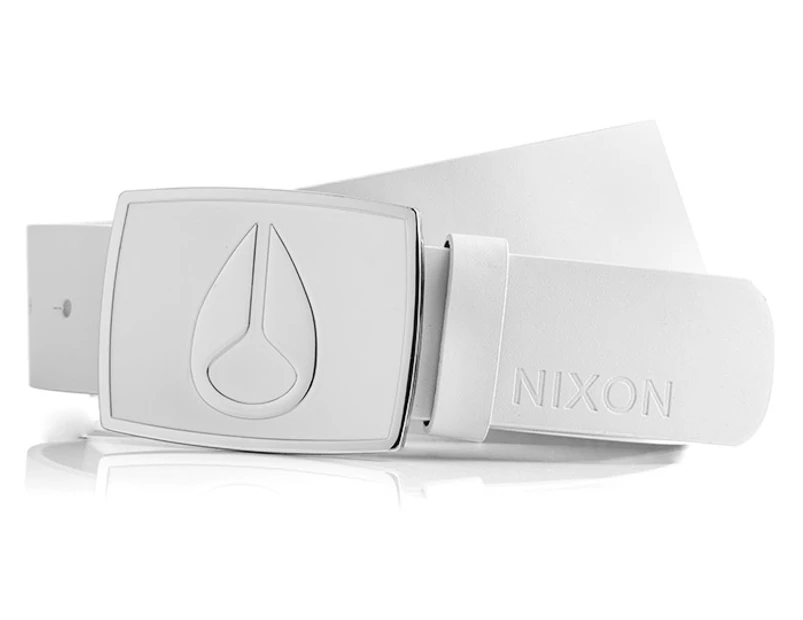 Nixon Men's Enamel Icon Belt - White