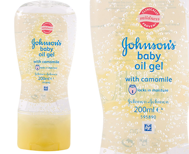 Johnsons baby oil gel with store camomile 200ml