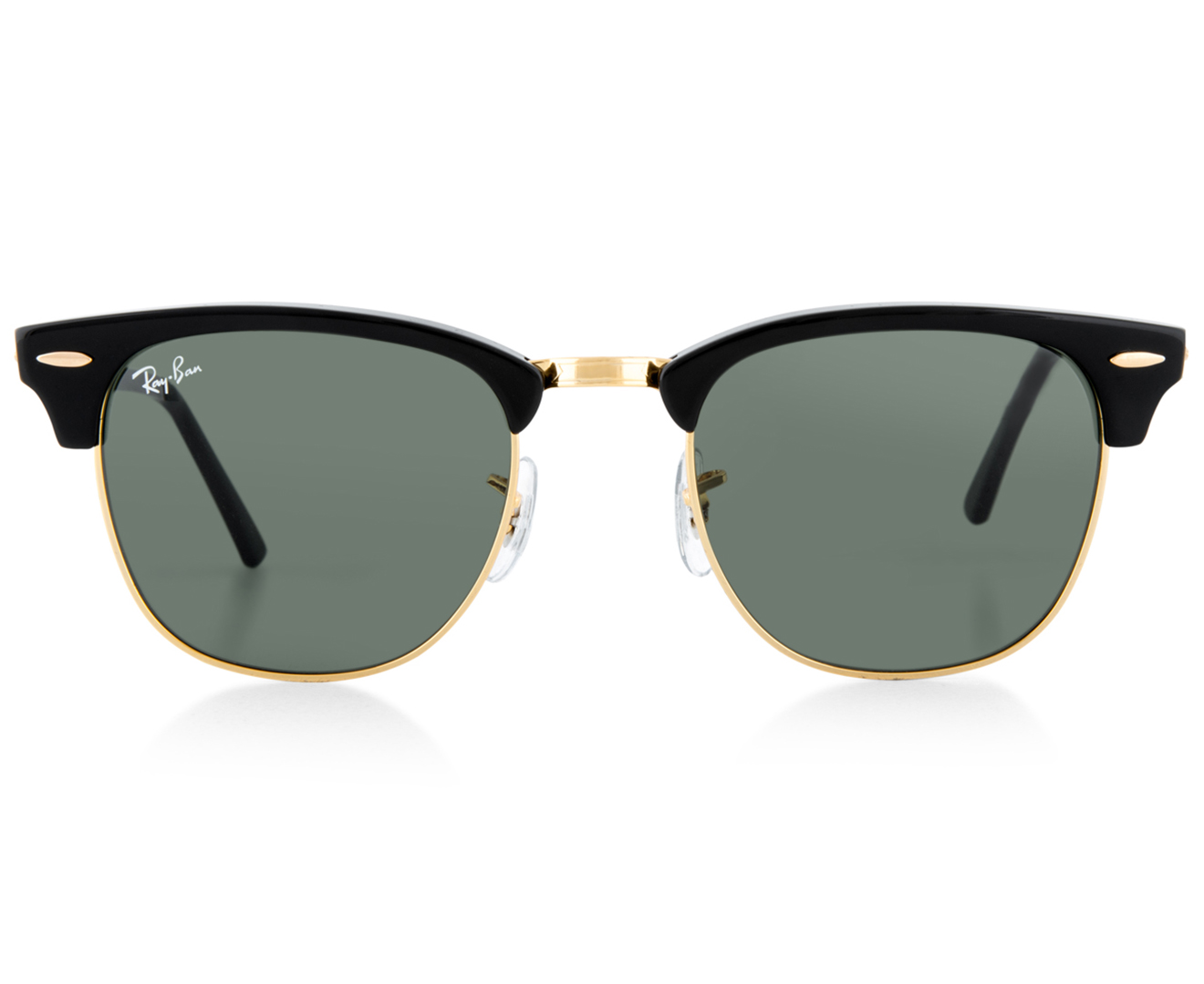 Ray-Ban Classic Clubmaster RB3016 Sunglasses - Black | Catch.com.au