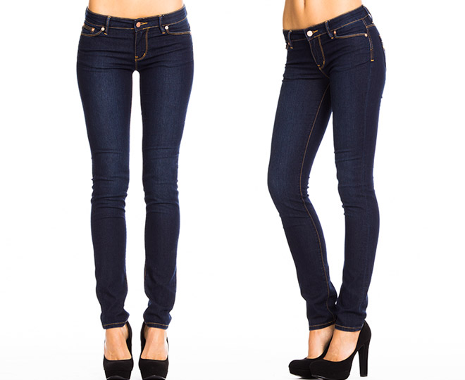 riders bumster skinny jeans