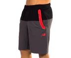 New Balance Men's SML Approach Shorts - Charcoal/Black/Red