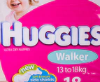Huggies Ultra Dry Walker Nappies For Girls 13-18kg 18pk