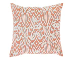 Grace Embroidered Sequin Cushion - Coral