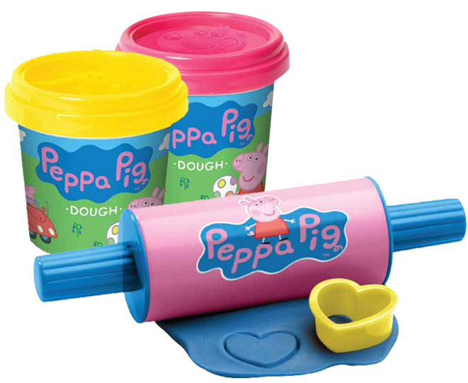 Peppa pig peppa's birthday 2024 cake dough play set